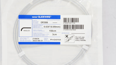 Terumo GA35153A Radifocus Glidewire, Angled 150cm x 0.035inch x 3cm